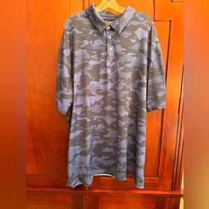 Ben Hogan Men's Camouflage Golf Polo Shirt with Short Sleeves, Sizes 3XL